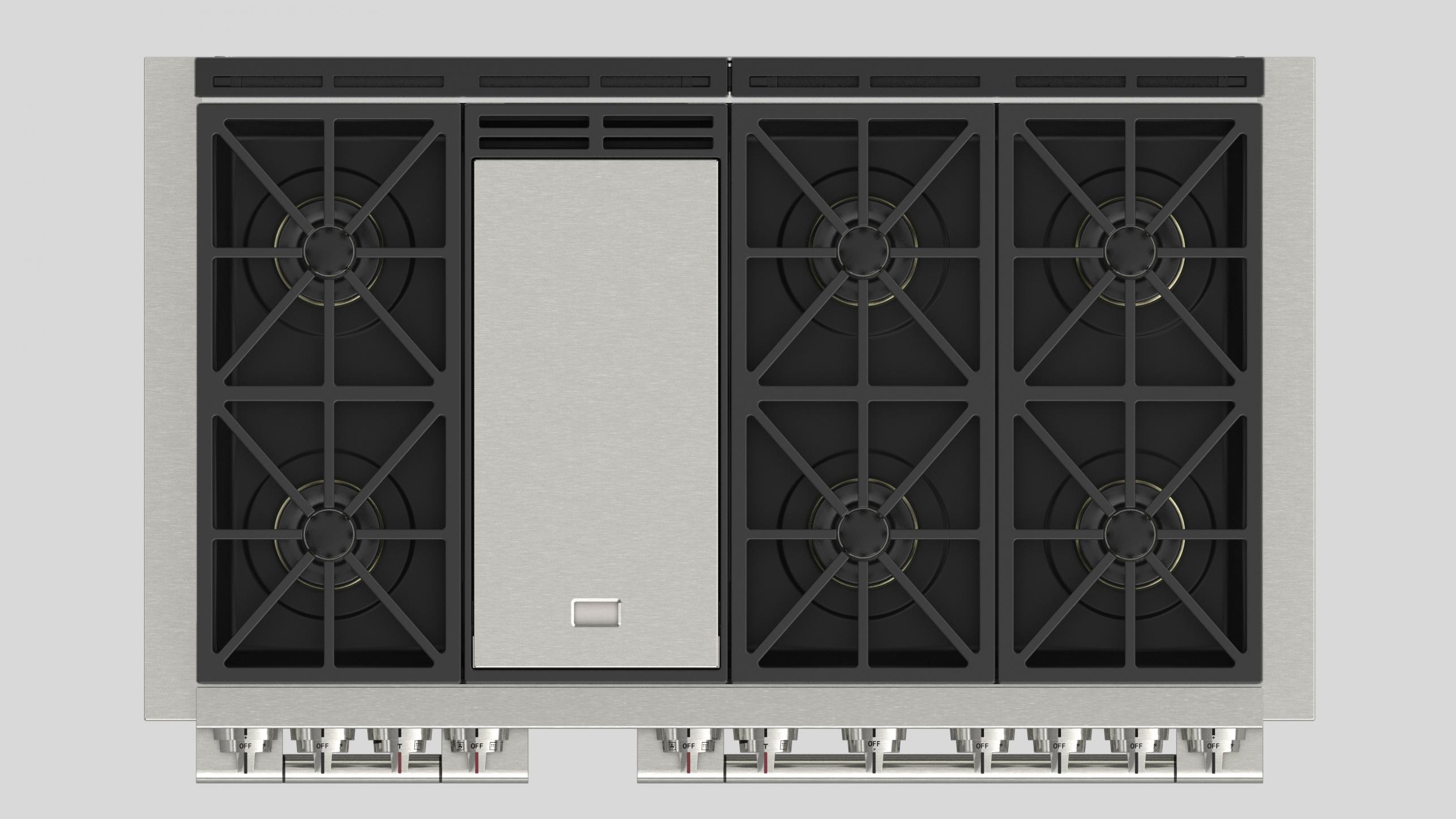 48" DUAL FUEL PRO RANGE Fulgor Milano